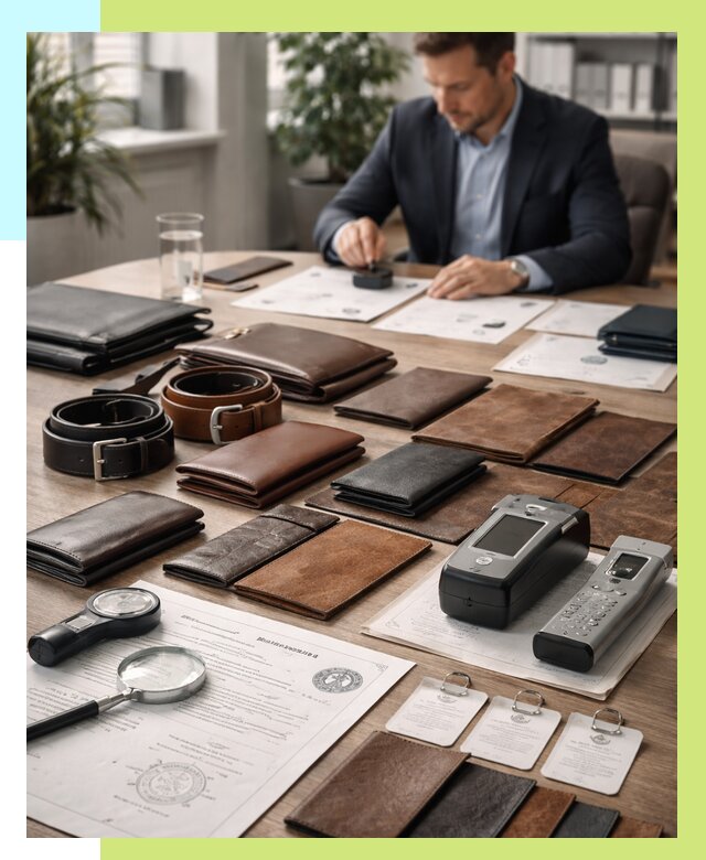 Сертификация кожаных изделий в Красногорске от 12193 р. | Алешин-Крр