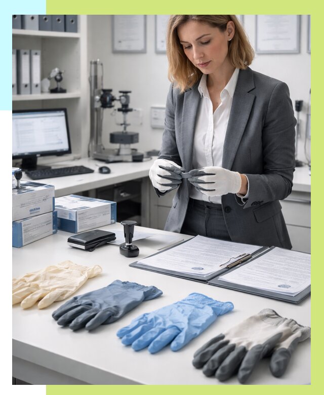 Сертификация перчаток в Красногорске от 8637 р. | Алешин-Крр