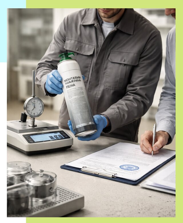 Сертификация монтажной пены в Красногорске от 15242 р. | Алешин-Крр