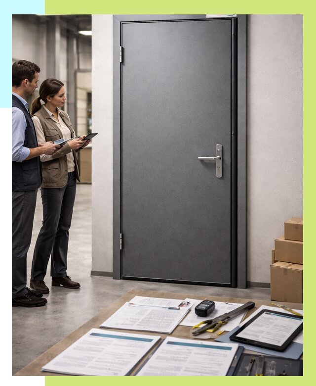 Сертификация противопожарных дверей в Красногорске от 9145 р. | Алешин-Крр