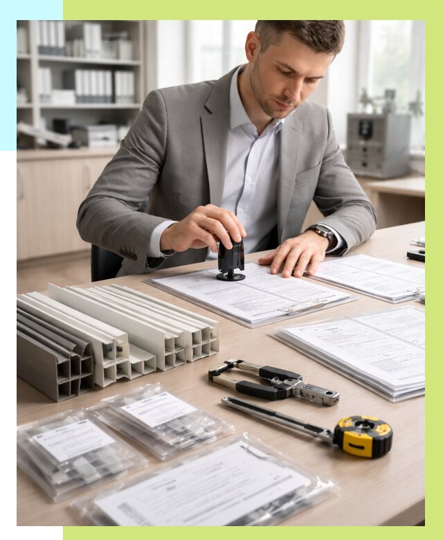 Сертификация ПВХ продукции в Красногорске от 8637 р., Алешин-Крр