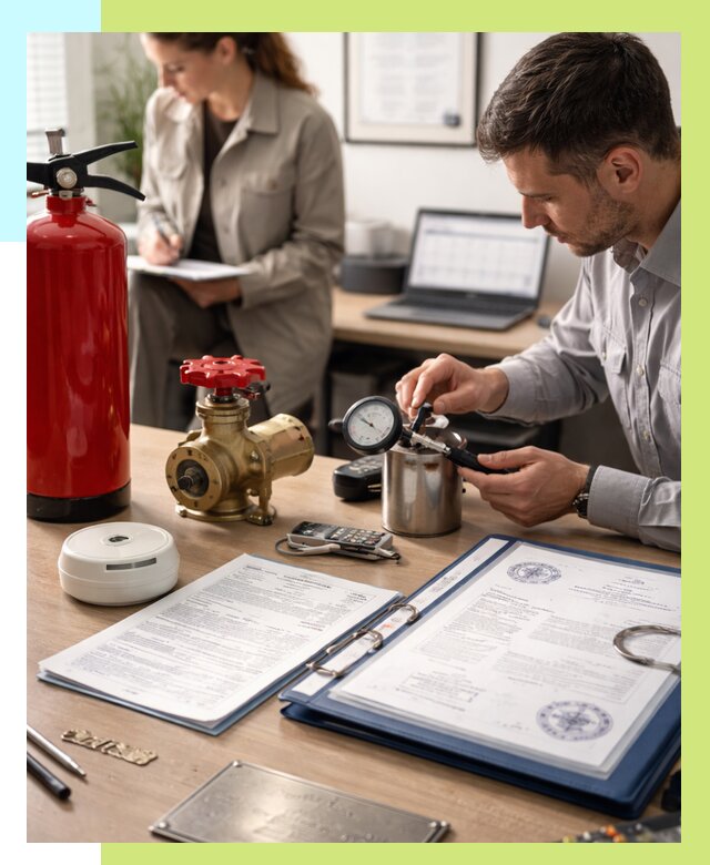 Сертификация пожарного оборудования в Красногорске от 15242 р.|Алешин-Крр