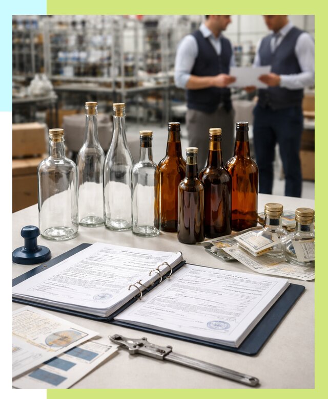 Сертификация стеклянных бутылок в Красногорске от 25403 р. | Алешин-Крр