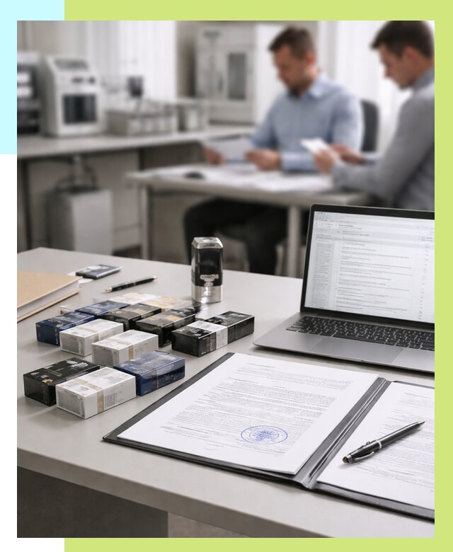 Сертификация сигарет под ключ в Красногорске от 45725 р. | Алешин-Крр