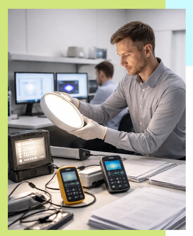 Сертификация светильников в Красногорске: испытания и оформление