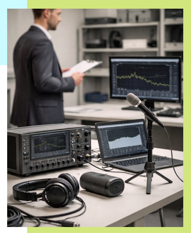 Сертификация аудиотехники в Красногорске от 15242 р., Алешин-Крр