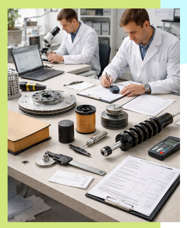 Сертификация автозапчастей и комплектующих в Красногорске по ГОСТ