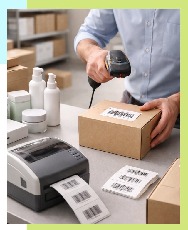 Штрихкодирование продукции в Красногорске от 4572 р. | Алешин-Крр