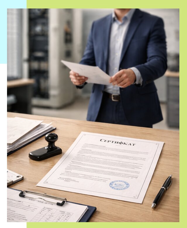 Сертификат на оборудование в Красногорске от 15242 р. | Алешин-Крр