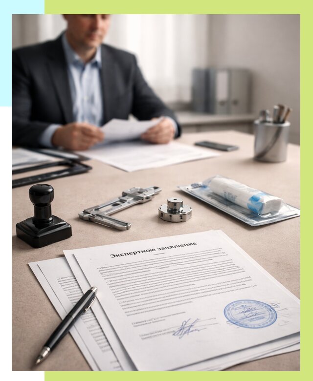 Экспертное заключение на продукцию в Красногорске от 8637 р. | Алешин-Крр