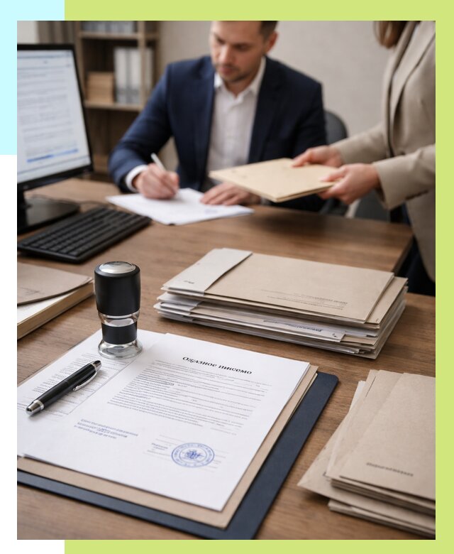 Отказное письмо для таможни в Красногорске от 3048 р, Алешин-Крр