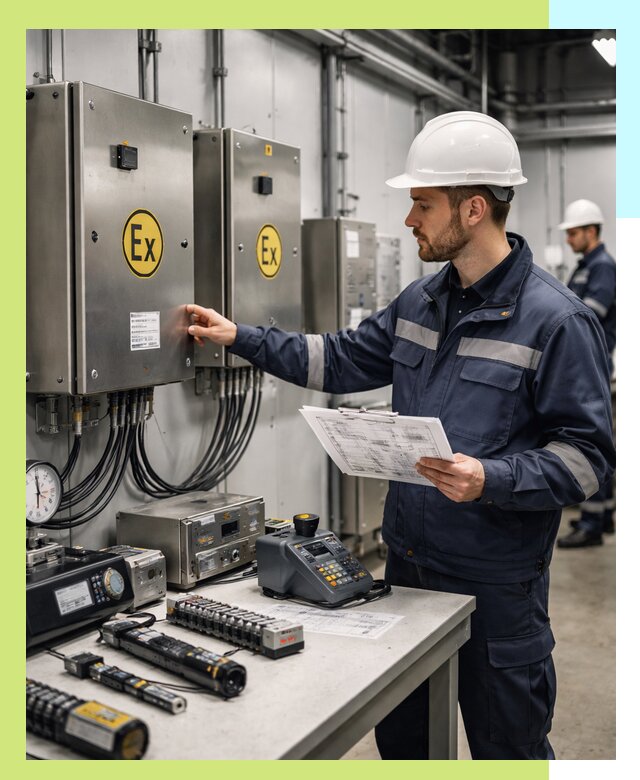 Сертификат взрывозащиты промышленного оборудования в Красногорске