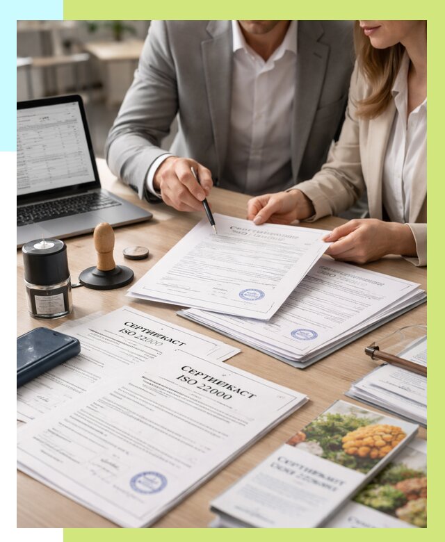 Сертификат ISO 22000 в Красногорске от 40644 р. под ключ | Алешин-Крр