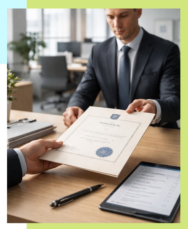 Сертификат ISO 30301 в Красногорске от 35564 р. | Алешин-Крр - под ключ