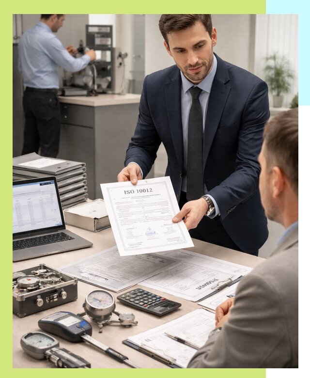Выдача сертификата ISO 10012 по требованиям метрологии в Красногорске
