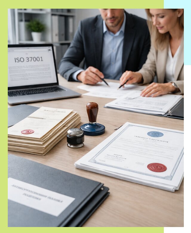 Получение сертификата ISO 37001 по системе борьбы с коррупцией в Красногорске